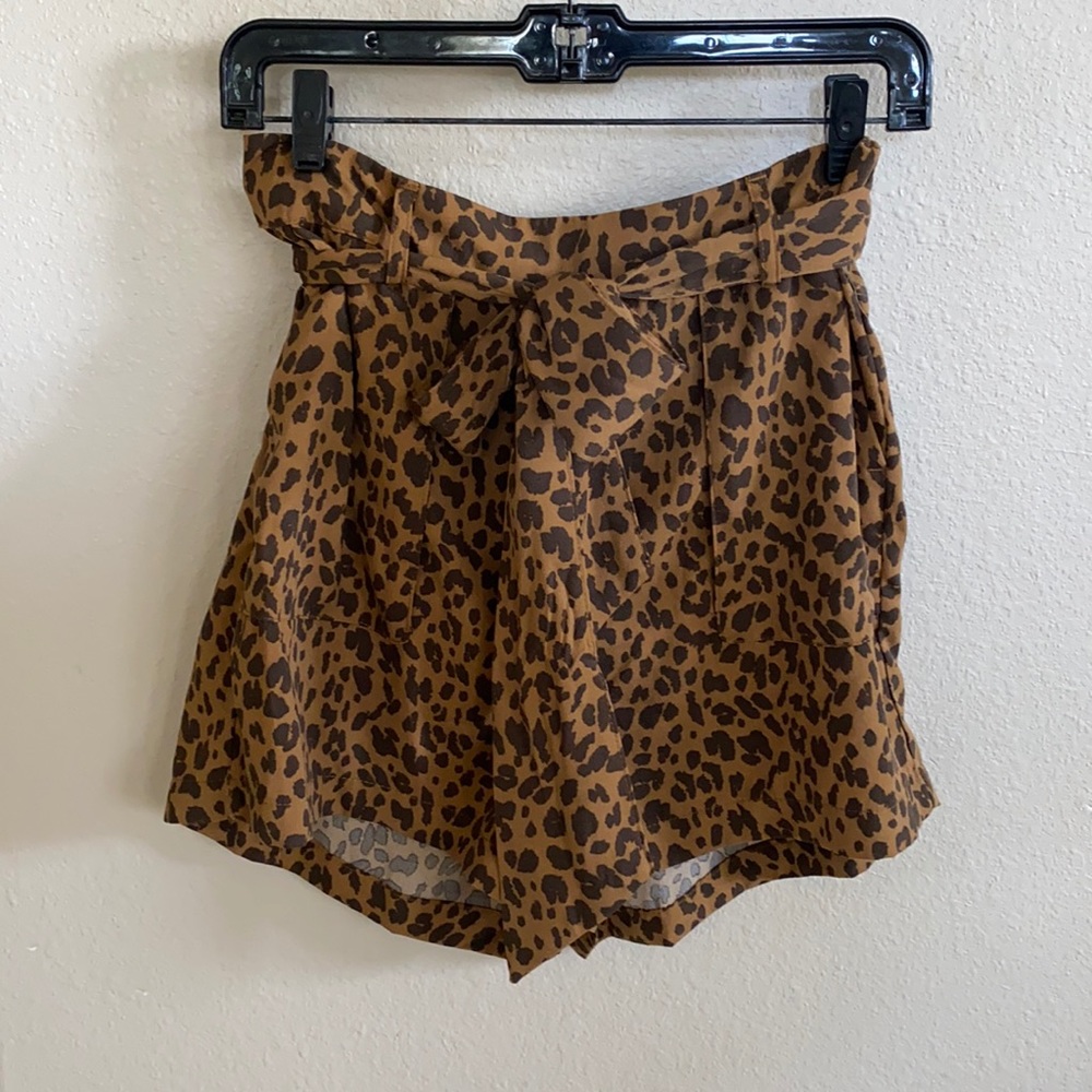 Leopard shorts